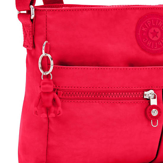 Torba Crossbody Kipling New Angie Bordowe | PL 2022RV